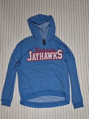 🌼4/$10 - Kansas Jayhawks Hooded Shirt